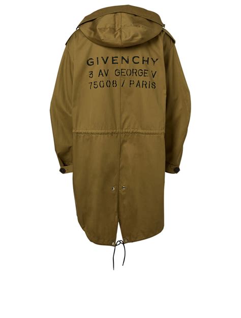 givenchy military parka